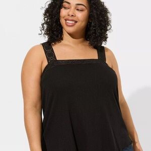 Torrid Jersey Square Neck Tank Size 2X